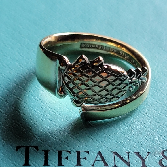 Tiffany & Company Pineapple Spoon Ring in Gold Vermeil #43 - Picture 2 of 16